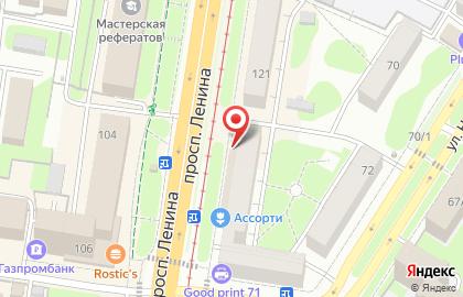 Аптека Апрель в Туле на карте