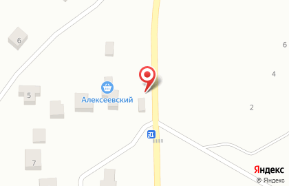 Продуктовый магазин Алексеевский на улице 50 лет Победы на карте