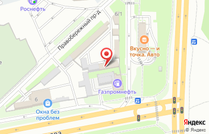Торгово-монтажная компания Потолок+ в Правобережном проезде на карте