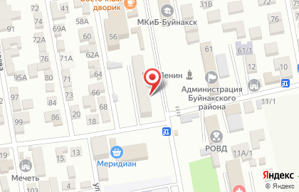 Мясная лавка на улице Ленина на карте