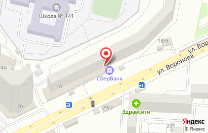 Торгово-сервисный центр в Советском районе на карте