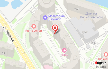 Страховая медицинская компания РЕСО-Мед в Василеостровском районе на карте