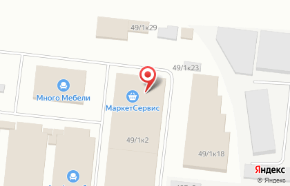 Кухонный салон Мебель для жизни на площади Сибиряков-Гвардейцев на карте