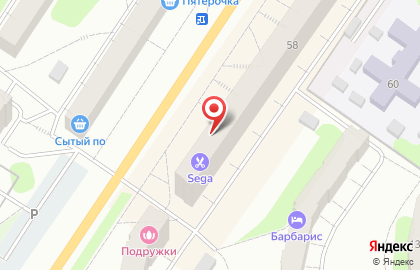 Магазин женской одежды Пышечка на улице Мира на карте