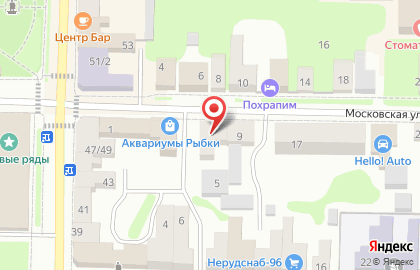 Магазин электроники и бытовой техники Светлана, магазин электроники и бытовой техники на Московской улице на карте