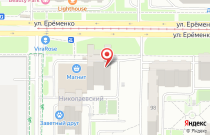 Автошкола ВОА на улице Еременко на карте