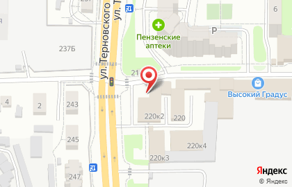 Автомойка в Пензе на карте