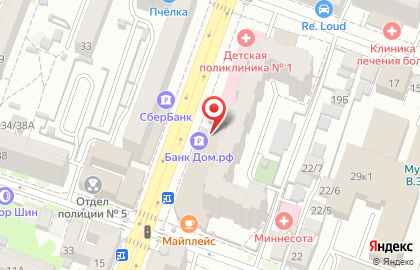 Банк Дом.рф в Октябрьском районе на карте