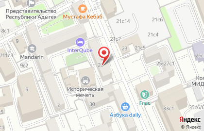 Subway на улице Татарская Б. на карте