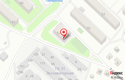 Участковый пункт полиции на 2-ой Экскаваторной улице на карте