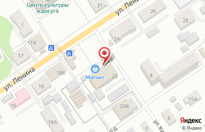 Магазин товаров для дома на улице Ленина на карте