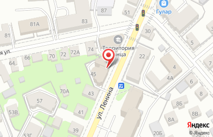 Турагентство География на улице Ленина на карте