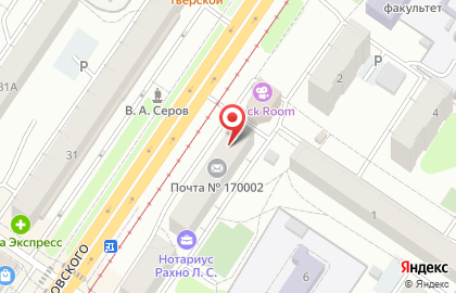 Общественная приемная главы города Твери на карте