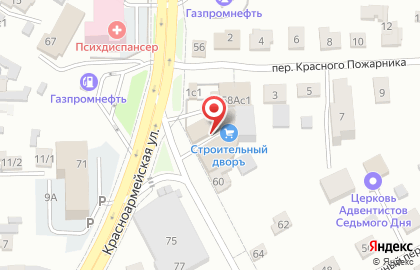 Торговая компания Строительный двор на улице Яковлева на карте