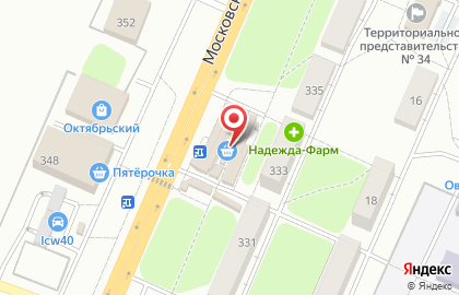 Ферма на Московской улице на карте