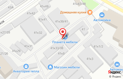 Магазин мебели в Перми на карте