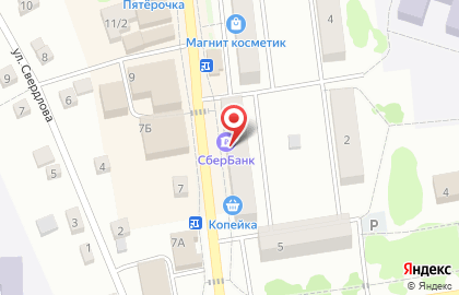 СберБанк на Шоссейной улице в Заводоуковске на карте