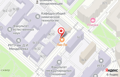 Столовая Lao Lee Новослободская на карте