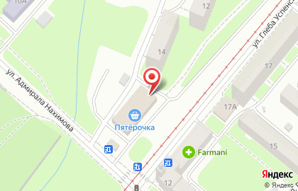 Ателье ДМ на улице Глеба Успенского на карте