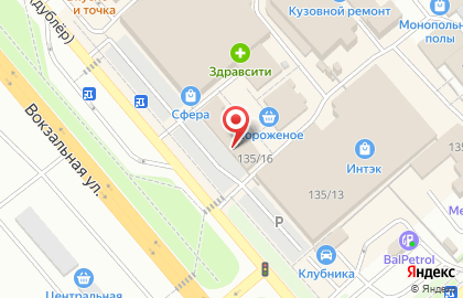 Бистро Гренки на улице Комарова на карте