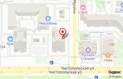 Студия маникюра LAK в Ново-Савиновском районе на карте