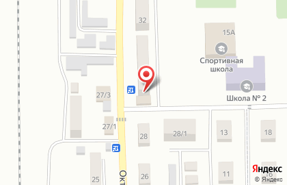 Продовольственный магазин У Михалыча на Октябрьской улице на карте