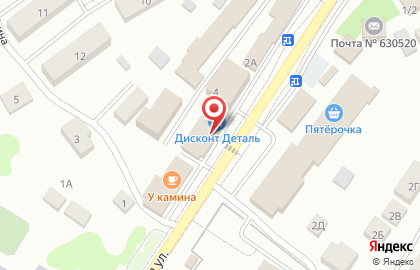 Супермаркет Магнит в Новосибирске на карте