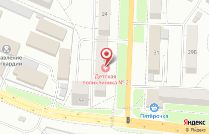 # 2 Детская Поликлиника Ленинского Района на карте