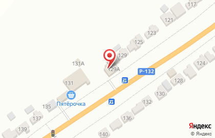 Супермаркет Пятёрочка в Рязани на карте