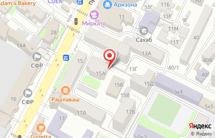 Терминал СберБанк на проспекте Гамидова на карте