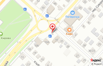 Киоск по продаже хлебобулочных изделий Сибхлеб в Кировском районе на карте
