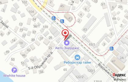 Компания Авто-Энерджи на Воронежской улице на карте