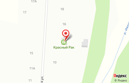 База отдыха Красный Рак на карте