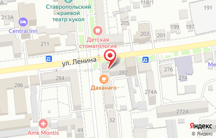 Авакс на улице Ленина на карте