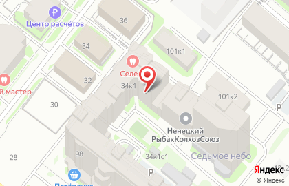 Клуб СЭР на Поморской улице на карте