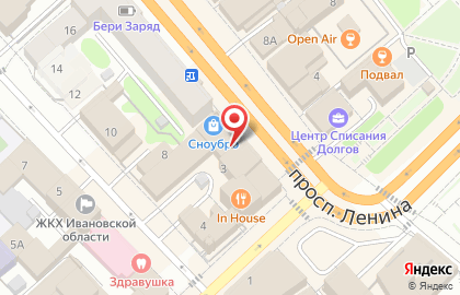 Магазин Мысль на проспекте Ленина на карте