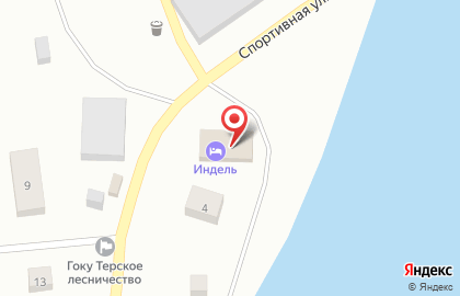 Гостиница Индель на карте