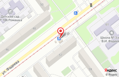 Киоск в Промышленном районе на карте