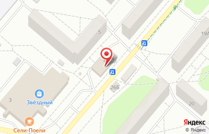 Супермаркет Магнит на улице Космонавтов, 5а на карте