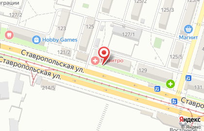 Барбершоп Fidel на ​Ставропольской на карте