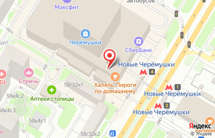 Блинная Теремок в ТЦ Черемушки на карте