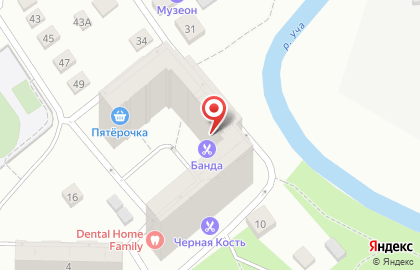 Творческая студия Премьера на Рощинской улице в Ивантеевке на карте
