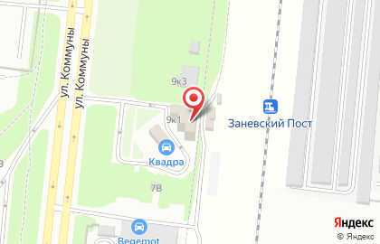 Автокомплекс Квадра на карте