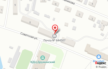 Почта России в Омске на карте