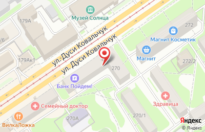 АКБ Ланта-Банк на улице Дуси Ковальчук на карте