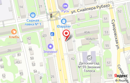 Магазин Швейный мир в Краснодаре на карте