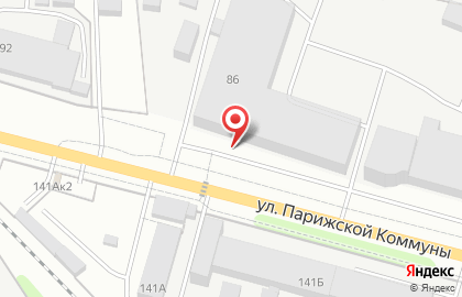 Столовая Полет на улице Парижской Коммуны на карте