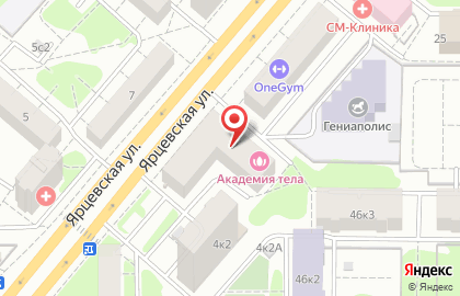 Спарт Груп на Ярцевской улице на карте