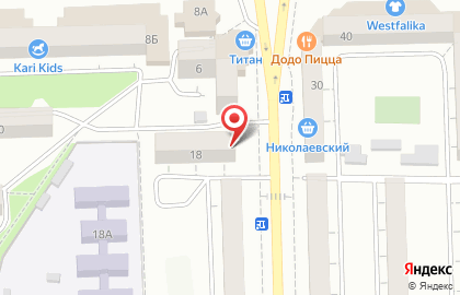 Кафе Шарбин в Октябрьском районе на карте