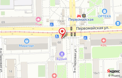 Пончиковая в Москве на карте